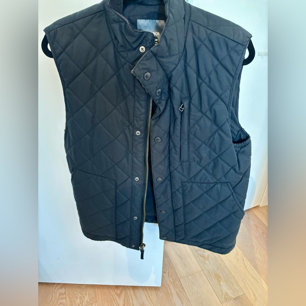 Bonobos Men’s Slim Fit Vest, navy blue, size medium